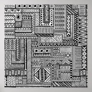 Ethnische Verzierung 2 Poster