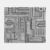 Ethnische Verzierung Fleecedecke (Vorderseite (Horizontal))