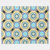 Ethnische Verzierung Fleecedecke (Vorderseite (Horizontal))