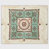 Ethnische Verzierung Geschenkpapier (Flach)