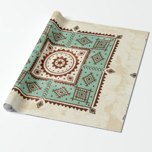Ethnische Verzierung Geschenkpapier