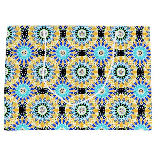 Ethnische Verzierung Große Geschenktüte (Vorderseite)