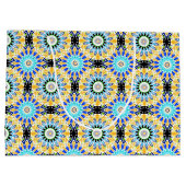 Ethnische Verzierung Große Geschenktüte (Rückseite)