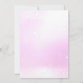 Ethnische Vintage Meerjungfrau unter der Meeresdus Einladung (Rückseite)