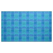 Ethnische Zickzack Damaskus, Türkis und Blau Stoff (Yard (91,4 cm))