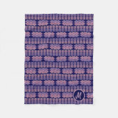 Ethnischer Afrikaner Stripes geometrisches Muster Fleecedecke (Vorderseite)