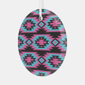 Ethnischer Amerikanische Ureinwohner: Aztekische M Ornament Aus Glas (Vorderseite links)