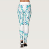 ethnischer aquamariner Mandala. Leggings (Rückseite)