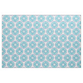 ethnischer aquamariner Mandala. Stoff (Yard (91,4 cm))