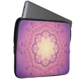 Ethnischer Blumenmandala. Laptopschutzhülle (Vorne Rechts)