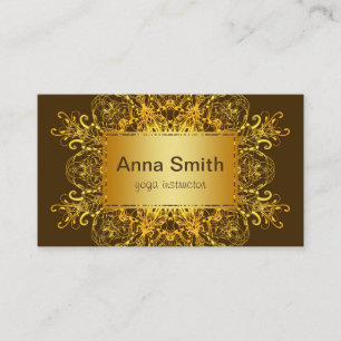 Ethnischer Blumenmandala. Visitenkarte