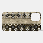 Ethnischer Boho-Grunge: Farbige Muster Case-Mate iPhone Hülle (Rückseite (Horizontal))