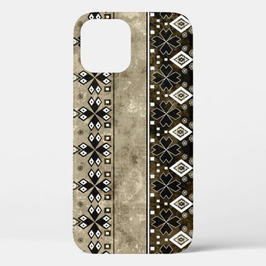 Ethnischer Boho-Grunge: Farbige Muster Case-Mate iPhone Hülle (Rückseite)