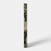 Ethnischer Boho-Grunge: Farbige Muster iPhone Hülle (Linke Seite)