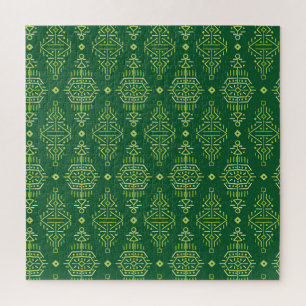 Ethnischer Boho: Kreativ-tribal nahtlos. Puzzle