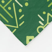 Ethnischer Boho: Kreativer Stamm nahtlos. Fleecedecke (Ecke)