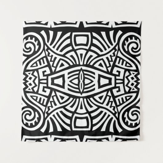 Ethnischer Boho: Vintage-Trend Wandteppich (Vorderseite)