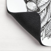 Ethnischer gemusterter Löwe-Kopf Mousepad (Ecke)