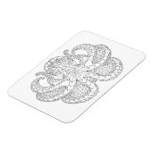Ethnischer Gemusterter Oktopus Magnet (Linke Seite)