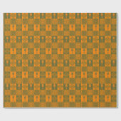 Ethnischer geometrischer Afrikaner Geschenkpapier (Flach)
