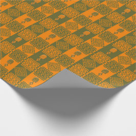 Ethnischer geometrischer Afrikaner Geschenkpapier
