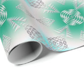 Ethnischer geometrischer Afrikaner Geschenkpapier (Rolleneckpunkt)