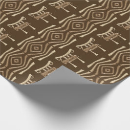 Ethnischer geometrischer Afrikaner Geschenkpapier