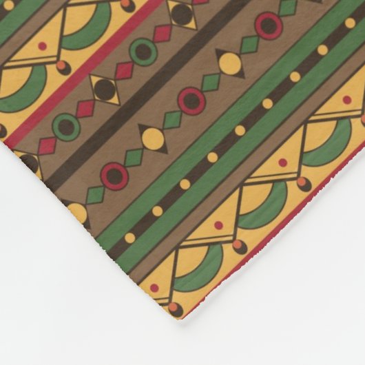 Ethnischer Hintergrund Fleecedecke (Ecke)