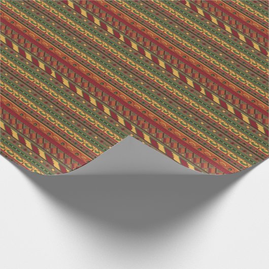 Ethnischer Hintergrund Geschenkpapier (Ecke)