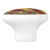 Ethnischer Hintergrund Keramikknauf (Seitenansicht)