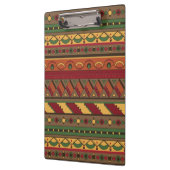 Ethnischer Hintergrund Klemmbrett (Links)