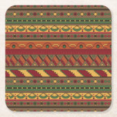 Ethnischer Hintergrund Rechteckiger Pappuntersetzer (Vorderseite)