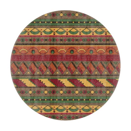 Ethnischer Hintergrund Schneidebrett (Vorderseite)