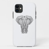 Ethnischer indischer Elefant Case-Mate iPhone Hülle (Rückseite)