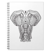 Ethnischer indischer Elefant Notizblock (Vorderseite)