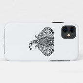 Ethnischer Muster-Elefant Case-Mate iPhone Hülle (Rückseite (Horizontal))