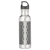 Ethnischer Muster-Entwurf Edelstahlflasche (Rückseite)