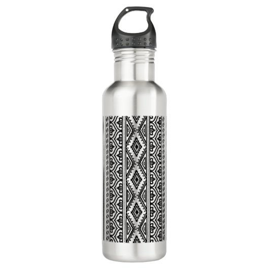 Ethnischer Muster-Entwurf Edelstahlflasche (Vorderseite)