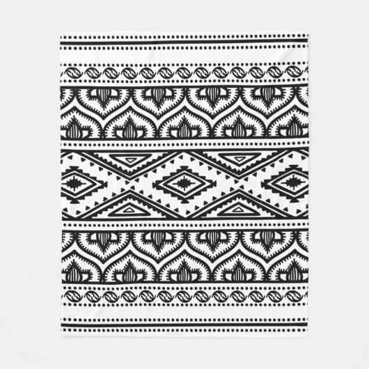 Ethnischer Muster-Entwurf Fleecedecke (Vorderseite)