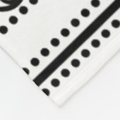 Ethnischer Muster-Entwurf Fleecedecke (Ecke)