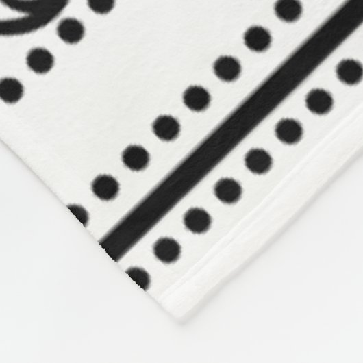 Ethnischer Muster-Entwurf Fleecedecke (Ecke)