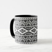 Ethnischer Muster-Entwurf Tasse (Vorderseite Links)