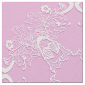 Ethnischer rosa Mit Blumenmandala. Stoff (Nahaufnahme)