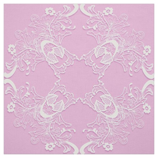 Ethnischer rosa Mit Blumenmandala. Stoff (Muster)