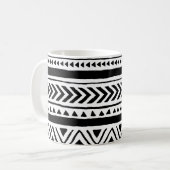 Ethnischer Stamm: Handgemachte Muster Kaffeetasse (Vorderseite Links)