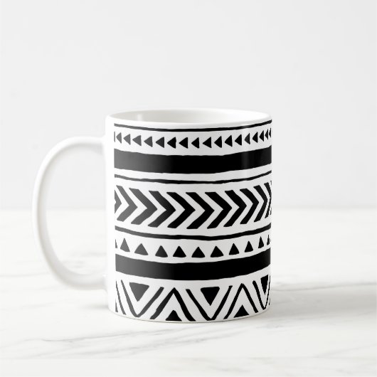 Ethnischer Stamm: Handgemachte Muster Kaffeetasse (Links)