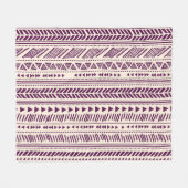 Ethnischer Stamm: nahtloses geometrisches Muster. Fleecedecke (Vorderseite (Horizontal))