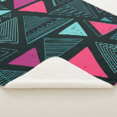 Ethnischer Stammesboho: Doodle Vintag. Sherpadecke (3/4)