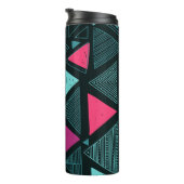 Ethnischer Stammesboho: Doodle Vintag. Thermosbecher (Nach rechts gedreht)