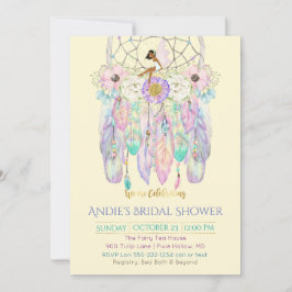 Ethnischer Traumfänger Boho jedes Farbpapier Einladung